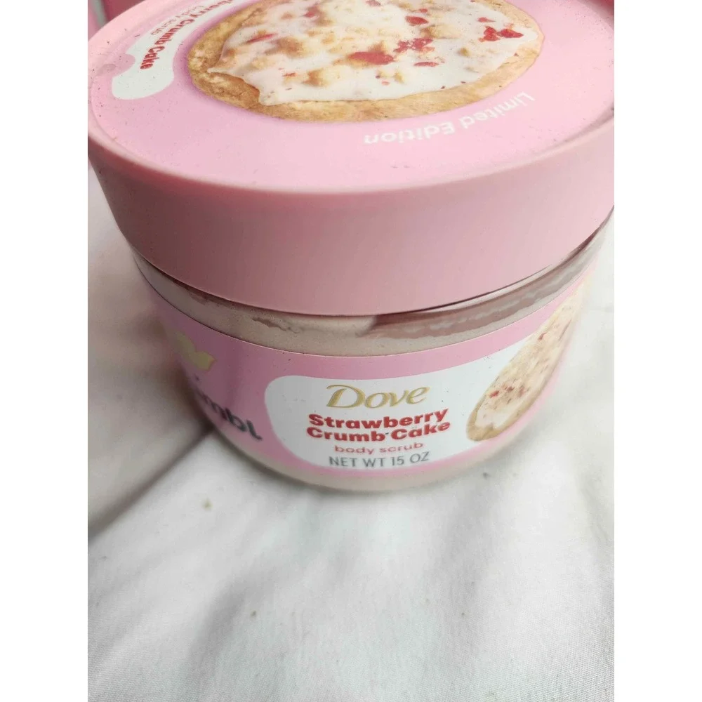 Dove x Crumbl Cookies Limited Edition Hand Wash and Body Scrub Set 5pc Pink